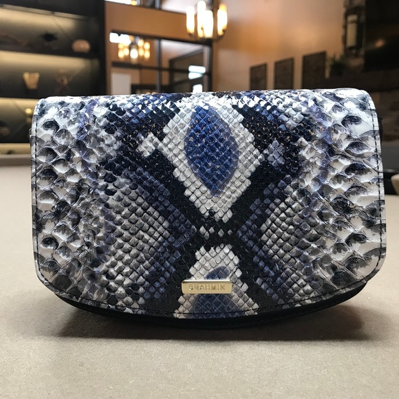 Brahmin Handbags - NWT Brahmin Lil Ballington Embossed Leather Bag